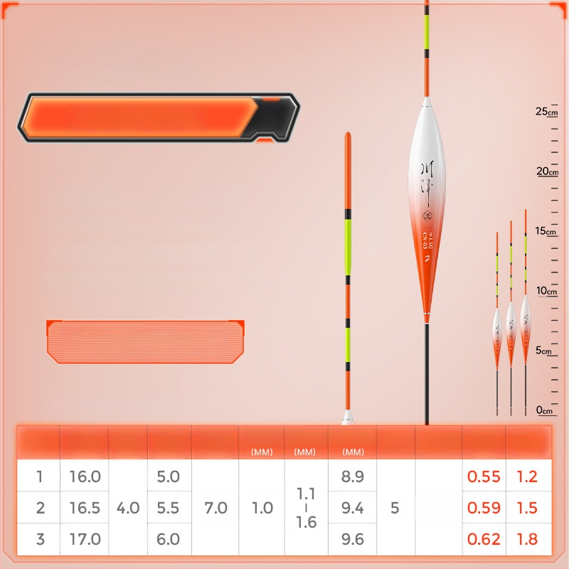 Vertikālais drift pludiņš - Kawaze, materiāls: cits