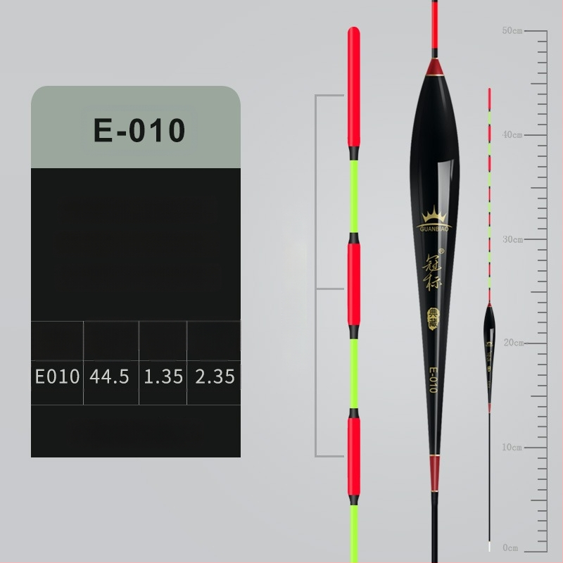 Pludinājs Crown mark ar augstu jutīgumu, trīs acīm un biezu asti, dziļūdens zvejai