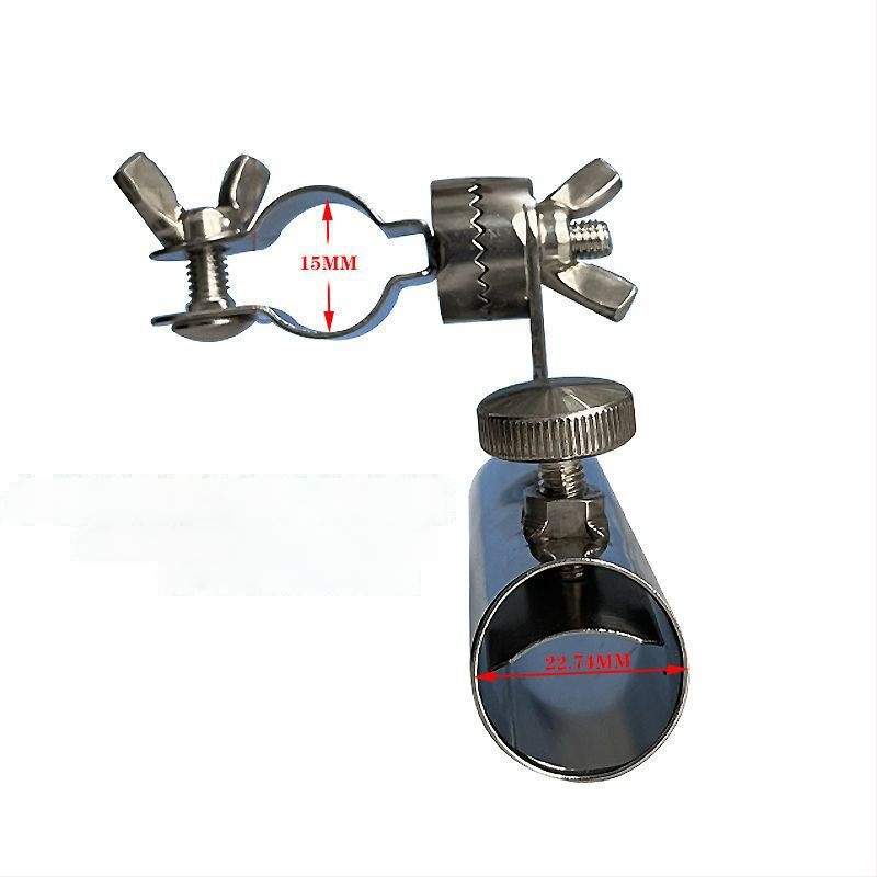 Happy Tiger Nerūsējošā tērauda makšķerēšanas krēsla piederumi – trīsdaļīgs komplekts ar ēsmu uzglabāšanu un zivju aizsargājošu turētāju