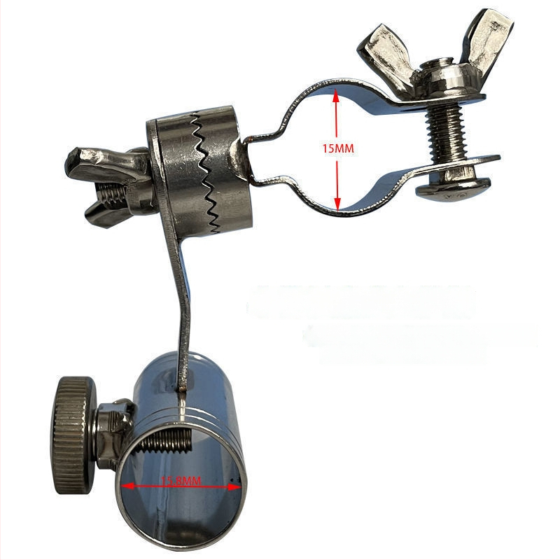 Happy Tiger Nerūsējošā tērauda makšķerēšanas krēsla piederumi – trīsdaļīgs komplekts ar ēsmu uzglabāšanu un zivju aizsargājošu turētāju