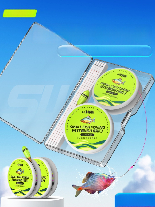 Japāņu stilā straumes makšķerēšanas līniju komplekts ar vienu āķi, neilons