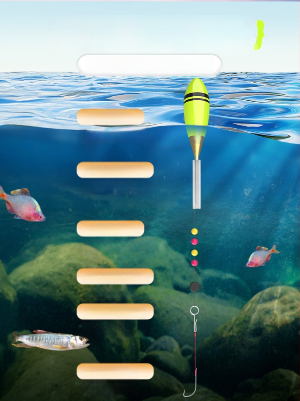 Japāņu stilā straumes makšķerēšanas līniju komplekts ar vienu āķi, neilons