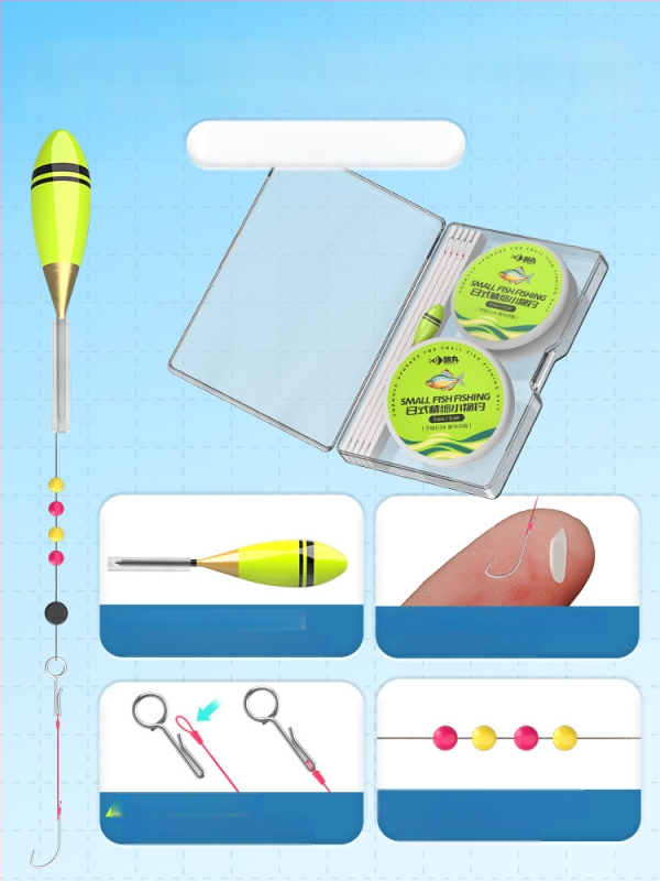 Japāņu stilā straumes makšķerēšanas līniju komplekts ar vienu āķi, neilons