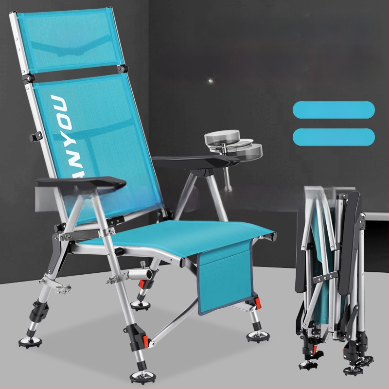 Zvejas krēsls, Eiropas stila, saliekams, viegli pārvietojams, visos apvidos — oglekļa tērauds, Tianyou