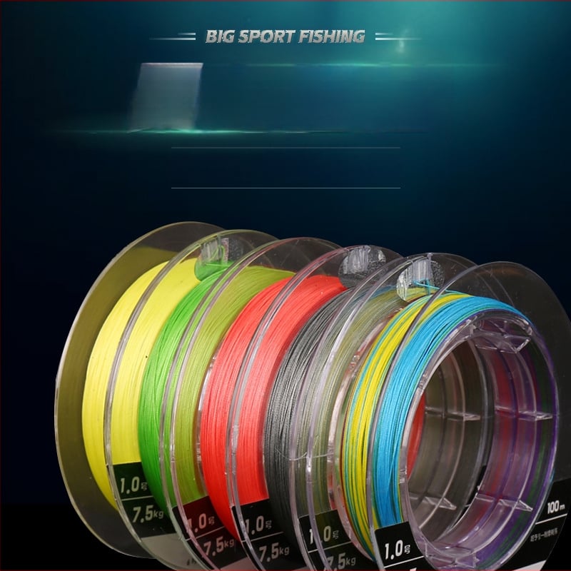 PE galvenā līnija - 8 pavedienu, ārkārtīgi gluda, grimstoša, 100 m