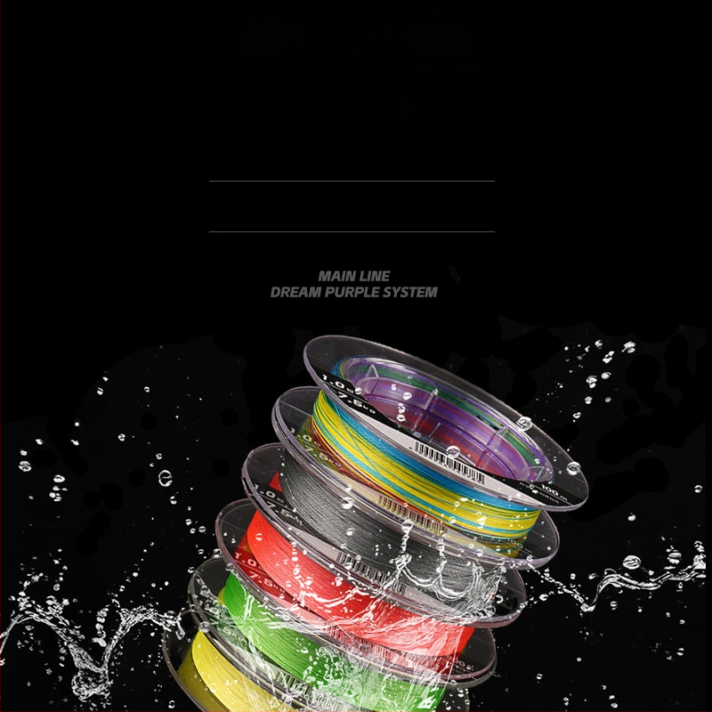 PE galvenā līnija - 8 pavedienu, ārkārtīgi gluda, grimstoša, 100 m