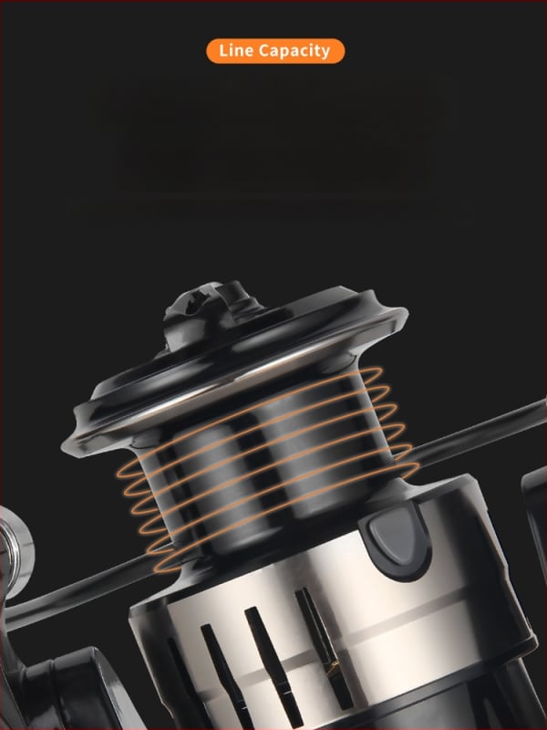 HAUT TON pilnmetāla spole spiningam garajiem metieniem jūras makšķerēšanai, izturīgs pret sāļo ūdeni