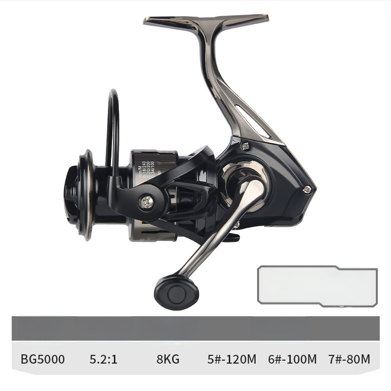 HAUT TON pilnmetāla spole spiningam garajiem metieniem jūras makšķerēšanai, izturīgs pret sāļo ūdeni