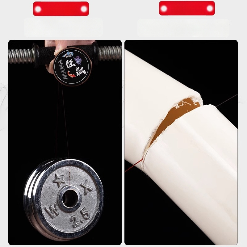 Zivju līniju komplekts ar galveno līniju un apakšlīnijas, pastiprināta izturība (Materiāls: Cits; Galvenā līnija un apakšlīnijas; Makšķerēšanas vietas: Dažādas)