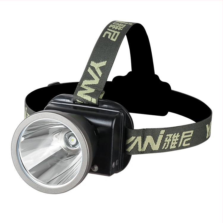 Lampa frontală reîncărcabilă, ultra-luminoasă, rază 300 m, autonomie 10 ore, baterie Li-ion 18650