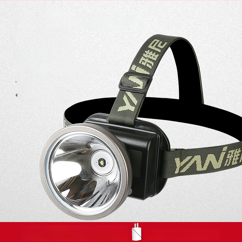 Lampa frontală reîncărcabilă, ultra-luminoasă, rază 300 m, autonomie 10 ore, baterie Li-ion 18650