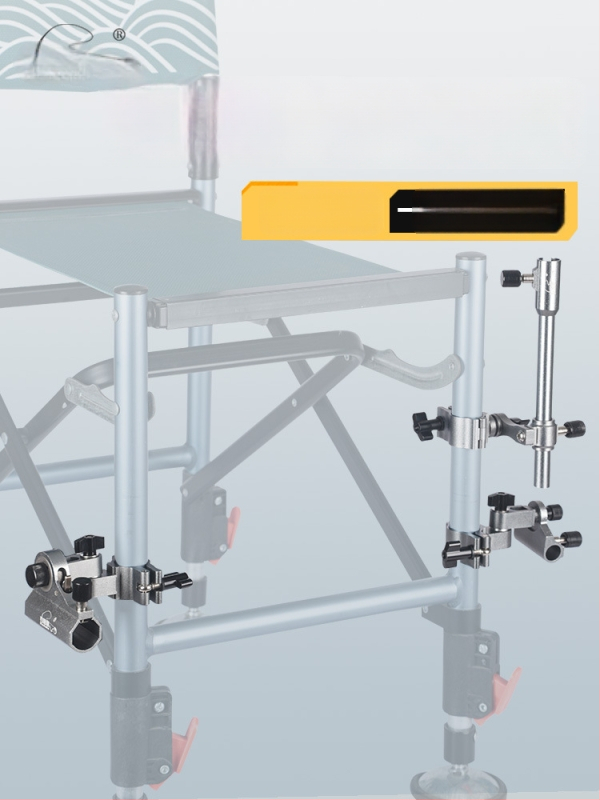 Makšķerēšanas krēsla triju daļu komplekts, alumīnija sakausējums, piemērots kreisajai un labajai rokai, zīmols Fishing haha