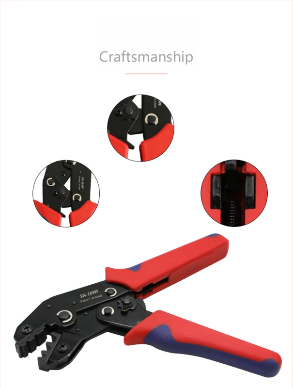 SN-58B πένσες κρίπινγκ με ρυθμιζόμενο μηχανισμό για ακροδέκτες αυτοκινητικής καλωδίωσης, ψυχρή συμπίεση, βάρος 0.4
