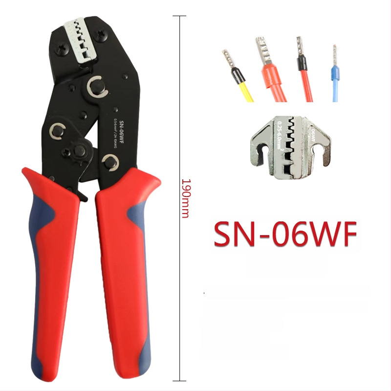 SN-58B πένσες κρίπινγκ με ρυθμιζόμενο μηχανισμό για ακροδέκτες αυτοκινητικής καλωδίωσης, ψυχρή συμπίεση, βάρος 0.4