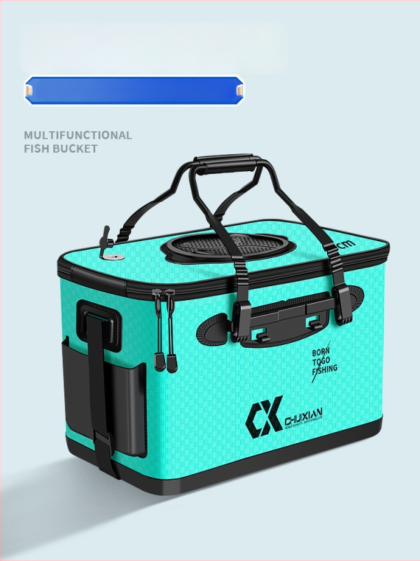 Dzīvās zivis grozs makšķerēšanai - EVA materiāls, 1,6 kg, paaugstināts dzīvās zivis nodalījums, mānekļu kārbiņa