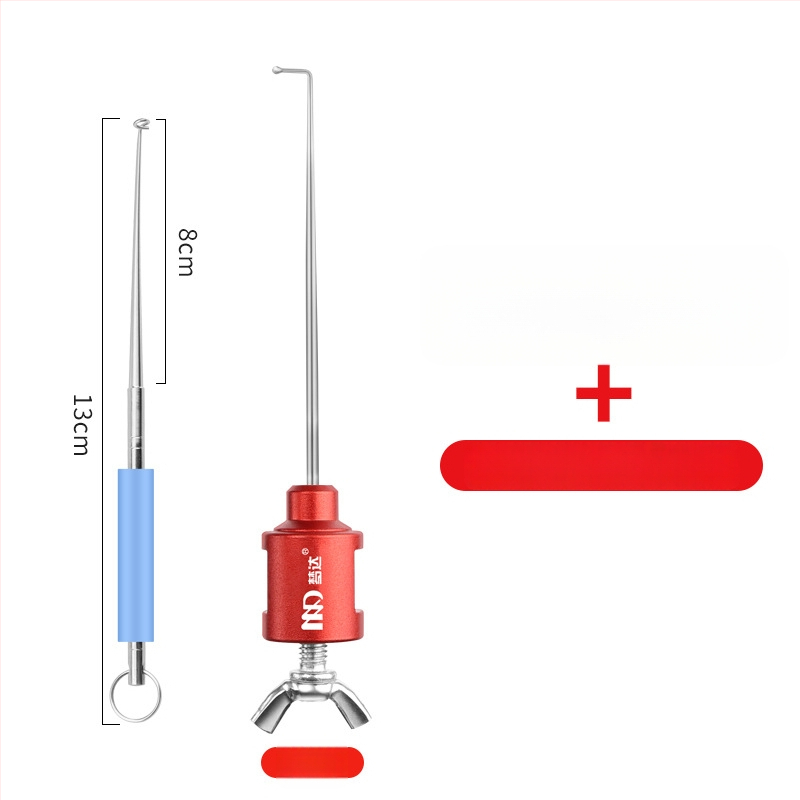 Mengda sakausējuma adatas atbrīvošanas instruments makšķerēšanai karpas zvejā