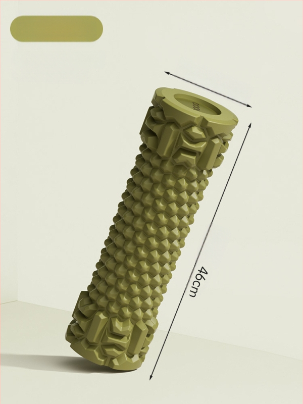 Joga putu rulons ar cietu kodolu muskuļu atslābināšanai un masāžai, ķermeņa formas veidošanai kājām un mugurai, jogas stabs