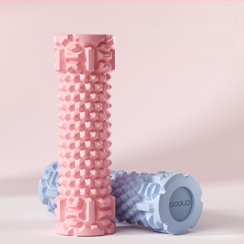 Joga putu rulons ar cietu kodolu muskuļu atslābināšanai un masāžai, ķermeņa formas veidošanai kājām un mugurai, jogas stabs