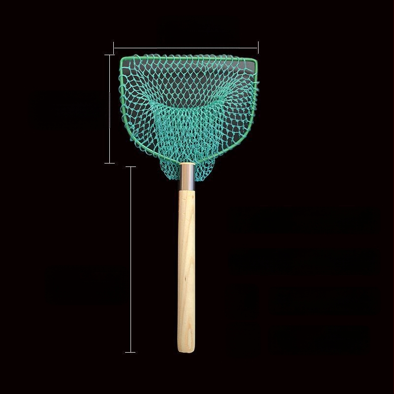 Rokām darināta zvejas siets ar koka rokturi, stingra konstrukcija, pilns jūras produktu zvejas komplekts. Zīmols: Other; Materiāls: Ogleklis.