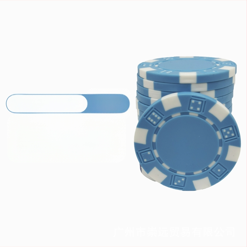 Plastikust žetoonide komplekt – ABS materjal, 1000 tk, kohandatav, sobib pokkerile, mahjongile ja lauamängudele