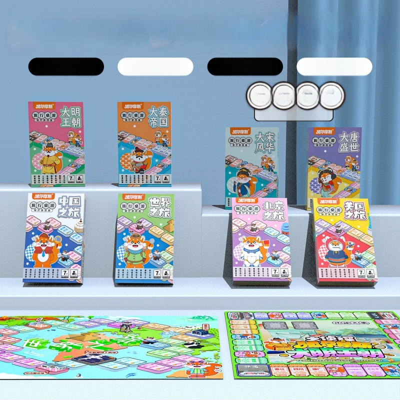 Izglītojoša galda spēle ar kartēm no Fox mousse; materiāls: papīrs; klasifikācija: galda spēles ar kartēm; iepakojums: kārba; vecuma diapazons: 4–6, 7–14 un 15–35.