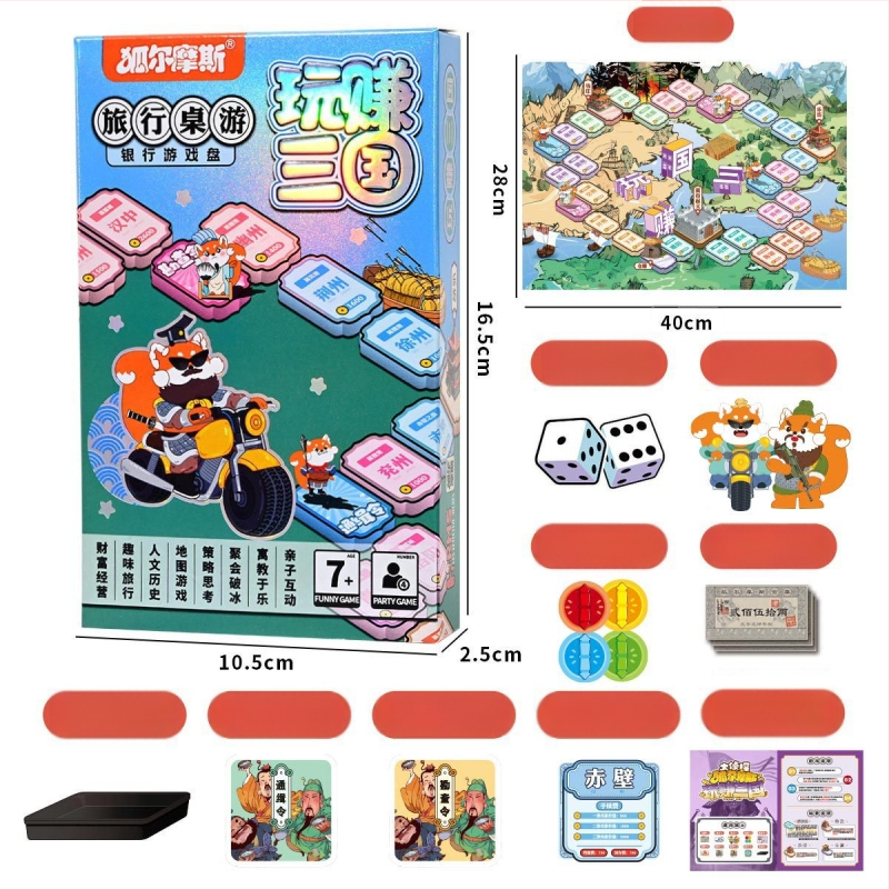 Izglītojoša galda spēle ar kartēm no Fox mousse; materiāls: papīrs; klasifikācija: galda spēles ar kartēm; iepakojums: kārba; vecuma diapazons: 4–6, 7–14 un 15–35.