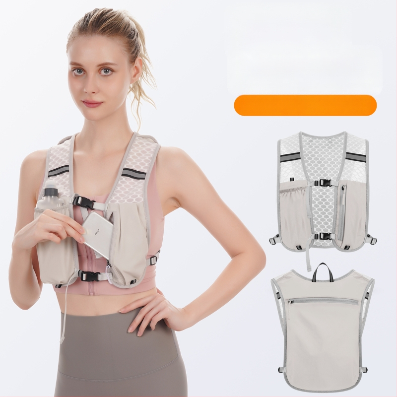 Odu āra sporta mugursoma, viegls neilons, universālais dizains, ergonomiska muguras daļa ar fizioloģisku izliekumu, elpojoša, antibakteriāla, izturīga un atstarojoša nakts drošībai.