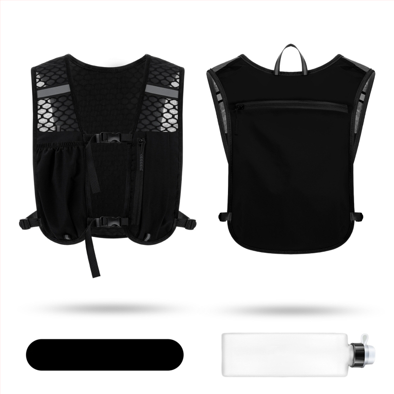 Odu āra sporta mugursoma, viegls neilons, universālais dizains, ergonomiska muguras daļa ar fizioloģisku izliekumu, elpojoša, antibakteriāla, izturīga un atstarojoša nakts drošībai.