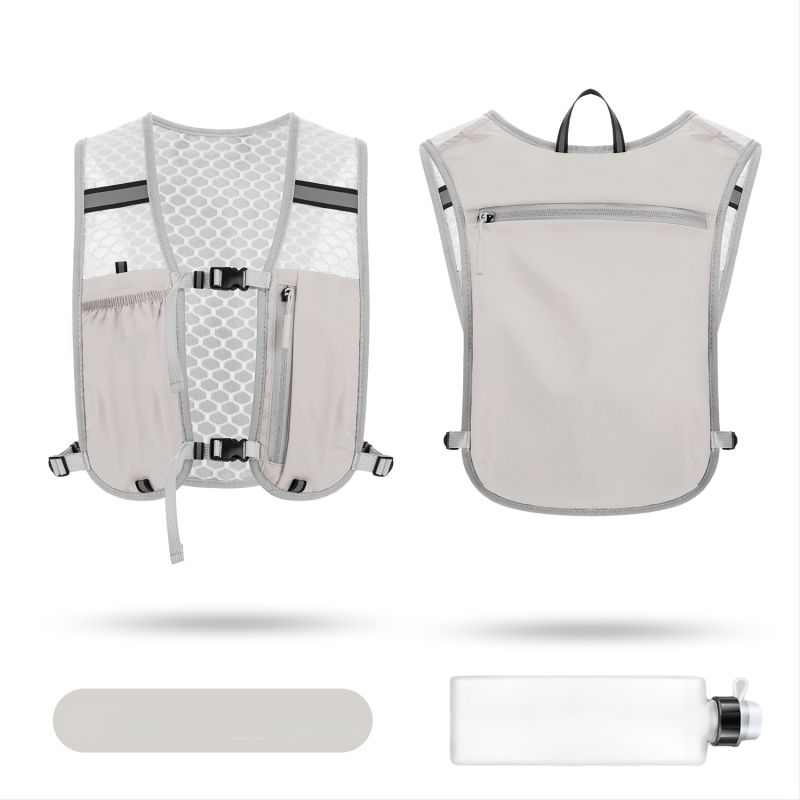 Odu āra sporta mugursoma, viegls neilons, universālais dizains, ergonomiska muguras daļa ar fizioloģisku izliekumu, elpojoša, antibakteriāla, izturīga un atstarojoša nakts drošībai.