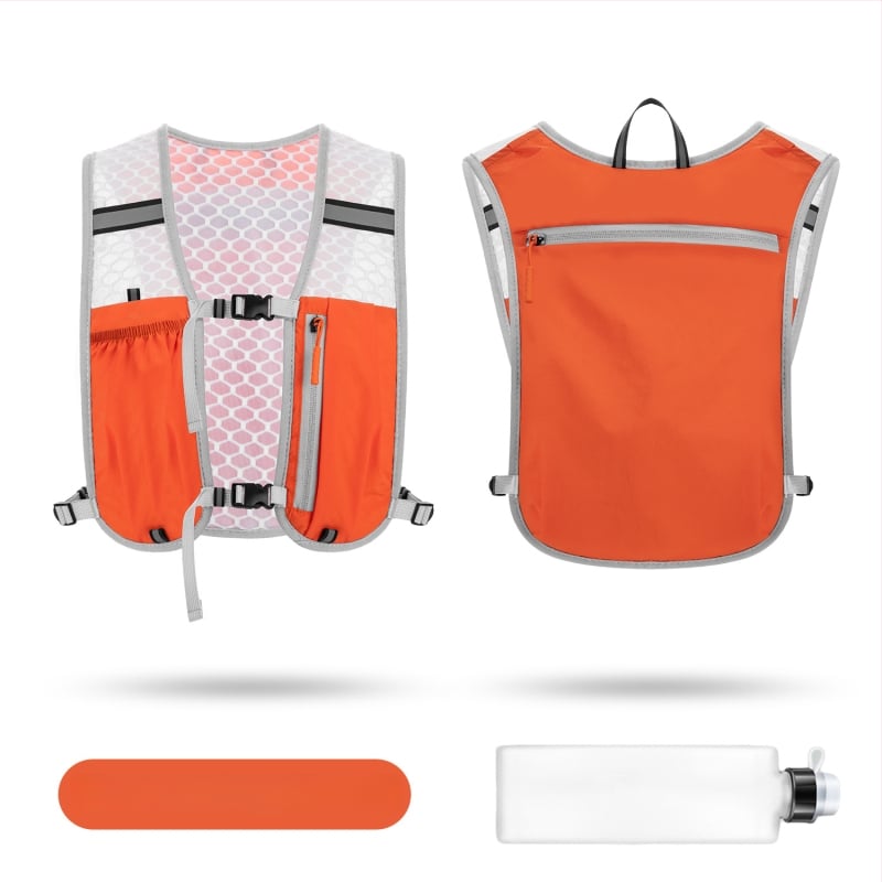 Odu āra sporta mugursoma, viegls neilons, universālais dizains, ergonomiska muguras daļa ar fizioloģisku izliekumu, elpojoša, antibakteriāla, izturīga un atstarojoša nakts drošībai.