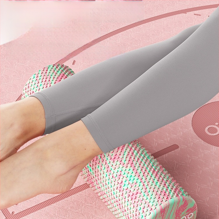 Stingrs jogas veltņis muskuļu relaksācijai — rombu formas dizains, materiāls PE+EVA, piemērots apakšstilbiem, rokām un kaklam