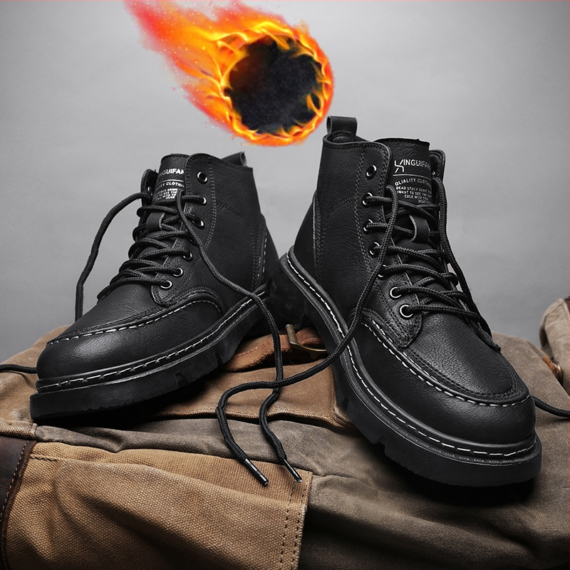 Vyriniai žieminiai sportiniai-kasdieniniai bateliai su pūkuota įdaila, viršus iš super pluošto, PU įdėklas, gumos padas, raišteliai