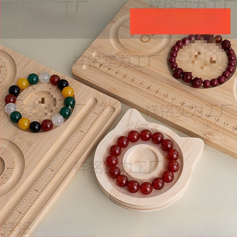 Rokassprādžu displeja statīvs – metāls, pērļu šablons, DIY dizaina instruments