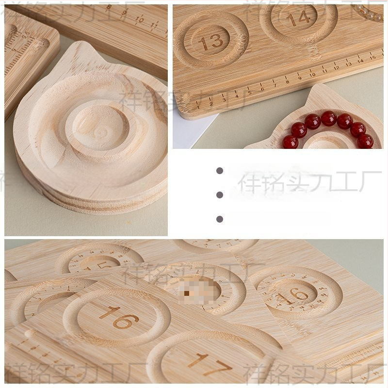 Rokassprādžu displeja statīvs – metāls, pērļu šablons, DIY dizaina instruments