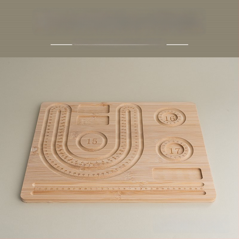 Rokassprādžu displeja statīvs – metāls, pērļu šablons, DIY dizaina instruments