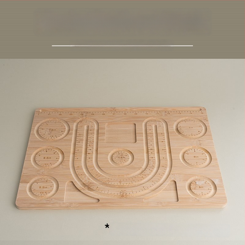 Rokassprādžu displeja statīvs – metāls, pērļu šablons, DIY dizaina instruments