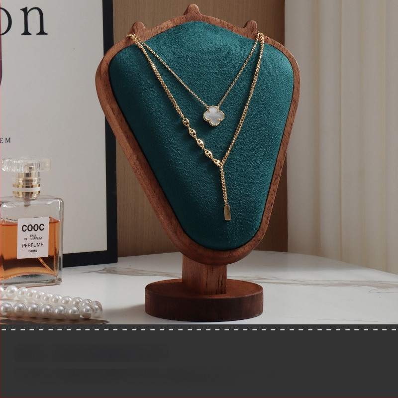 Daugiafunkcinis papuošalų ekspozicijos laikiklis, su nepluošto audiniu, stalinis montavimas