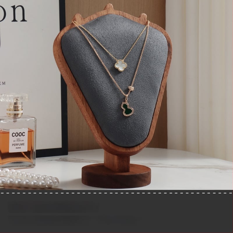 Daugiafunkcinis papuošalų ekspozicijos laikiklis, su nepluošto audiniu, stalinis montavimas