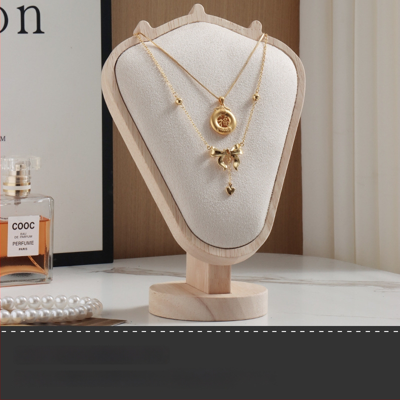 Daugiafunkcinis papuošalų ekspozicijos laikiklis, su nepluošto audiniu, stalinis montavimas