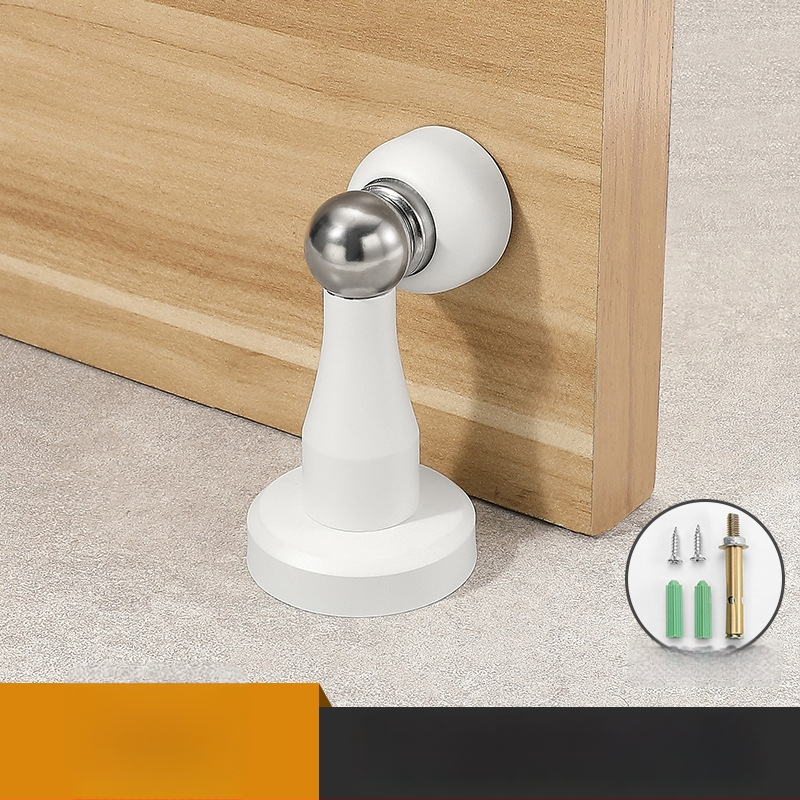 Yi Jia MX-109 Дверен стопер, цинкова сплав, електроплатирана повърхност, стенен монтаж, ръчно управление, модерен минималистичен стил