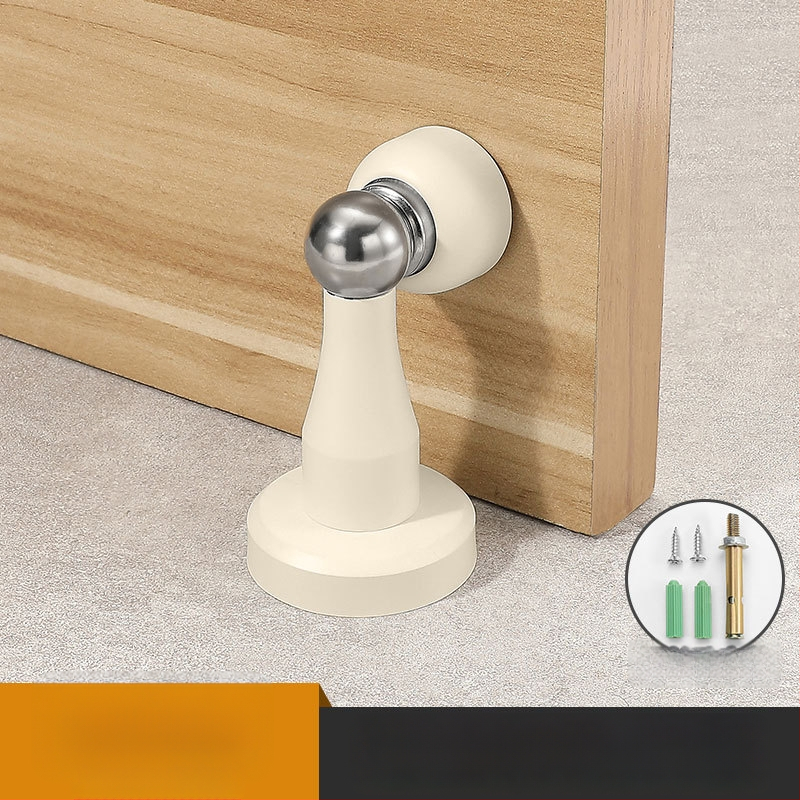 Yi Jia MX-109 Дверен стопер, цинкова сплав, електроплатирана повърхност, стенен монтаж, ръчно управление, модерен минималистичен стил