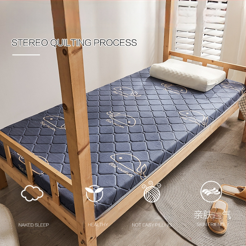 Lateksa matrac un tatami sūknīgs mats studentu kopmītnēs – svītraini, austs, reaktīvā krāsošana, materiāls: zīda