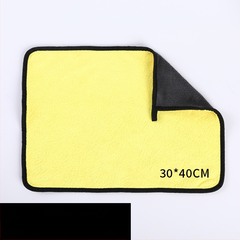 Korall plüss négyzet alakú törölköző, többfunkciós törlőkendő, 400–600 g, szegélyezett, logó nyomtatás elérhető