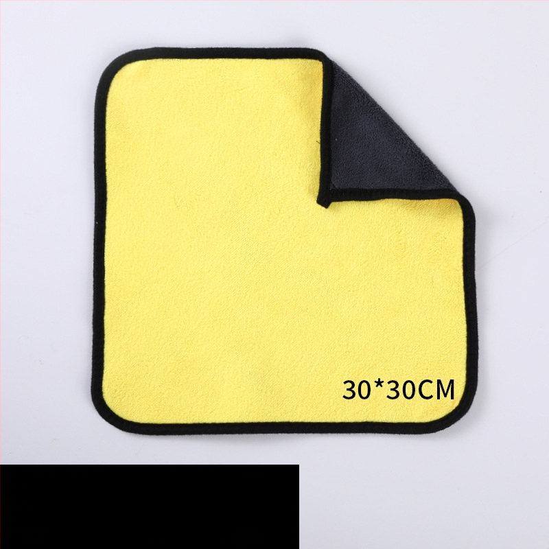 Korall plüss négyzet alakú törölköző, többfunkciós törlőkendő, 400–600 g, szegélyezett, logó nyomtatás elérhető