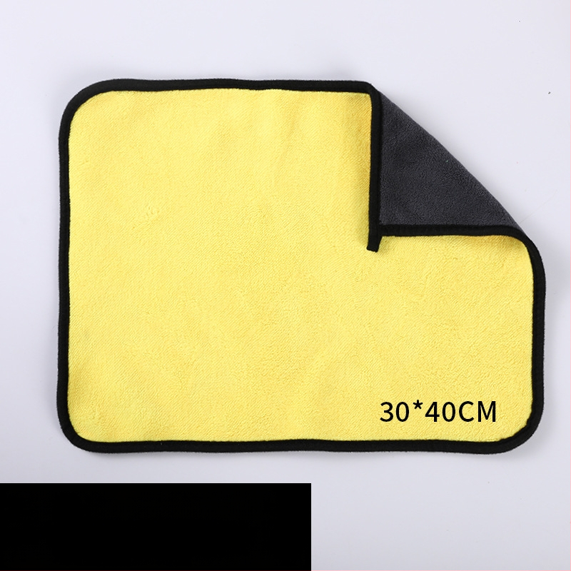 Korall plüss négyzet alakú törölköző, többfunkciós törlőkendő, 400–600 g, szegélyezett, logó nyomtatás elérhető