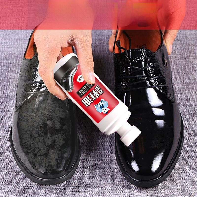 Cremă de pantofi pentru piele cu prosop din nylon inclus – reutilizabil, impermeabil, Brand Unique