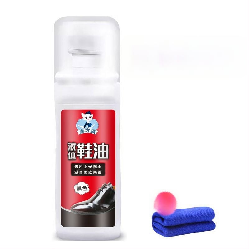 Cremă de pantofi pentru piele cu prosop din nylon inclus – reutilizabil, impermeabil, Brand Unique