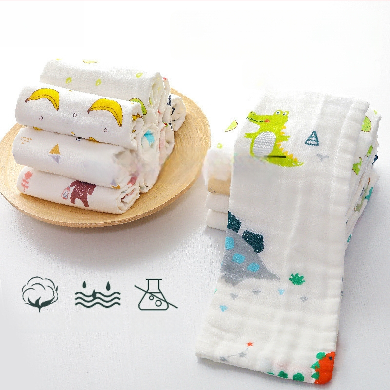 Bērnu marles dušas dvielis – 100% kokvilna, taisnstūrveida, 70 g