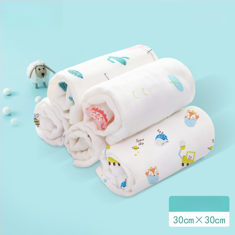 Bērnu marles dušas dvielis – 100% kokvilna, taisnstūrveida, 70 g