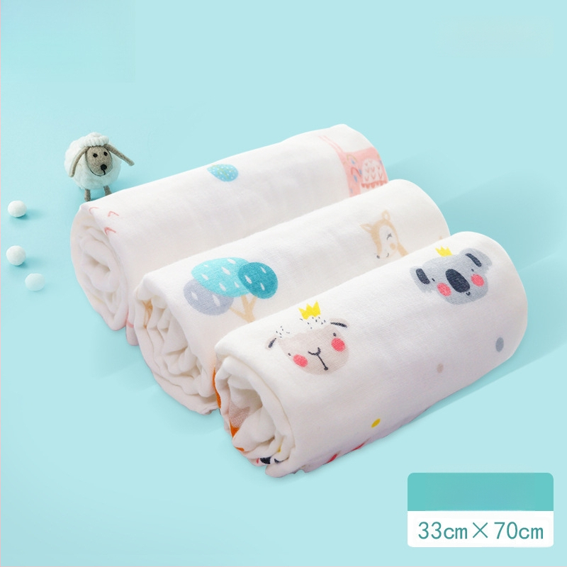 Bērnu marles dušas dvielis – 100% kokvilna, taisnstūrveida, 70 g